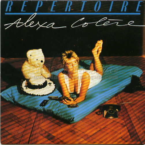 Alexa Colère - Répertoire