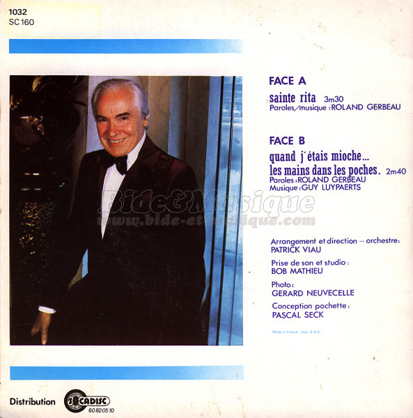 Roland Gerbeau - Quand j'étais mioche... les mains dans les poches