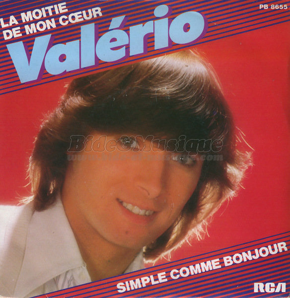 Valerio - La moitié de mon cœur