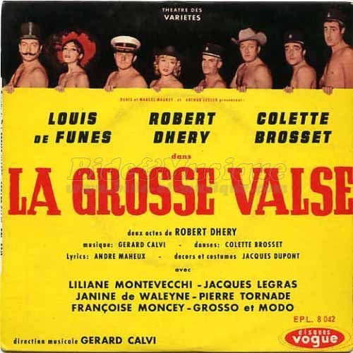 Louis de Funès - Acteurs chanteurs, Les