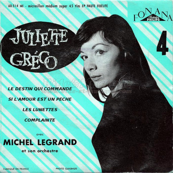 Juliette Gréco - Années cinquante