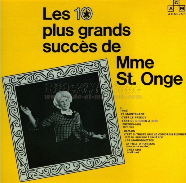 Madame St-Onge - Inécoutables, Les