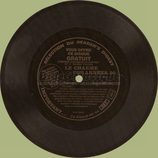 Jacques Martin - Années cinquante