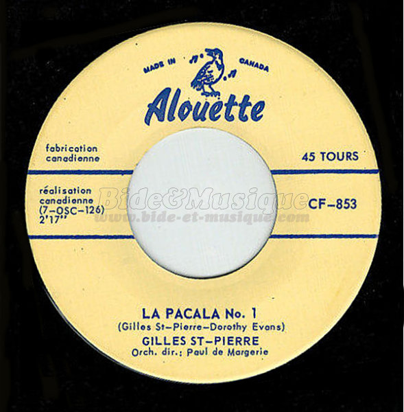 Gilles St-Pierre - La Pacala n° 1