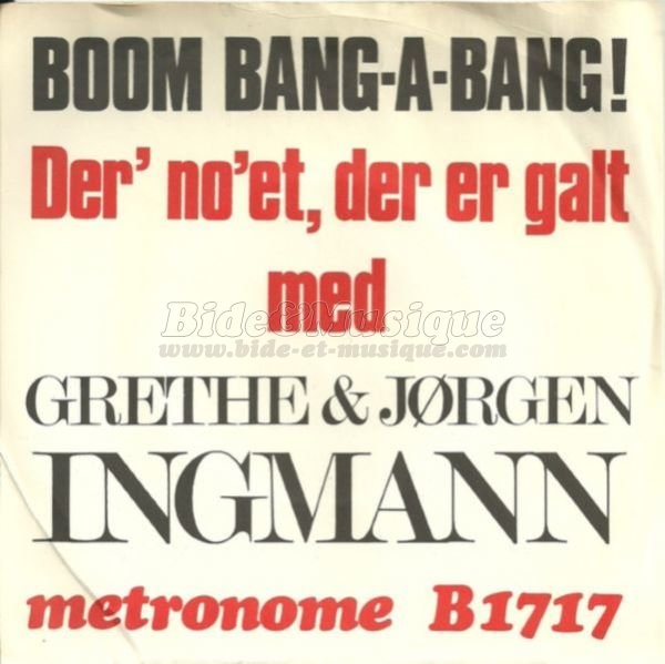 Grethe & Jørgen Ingmann - Boom bang-a-bang