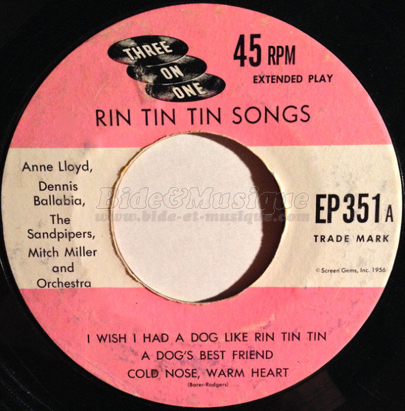 Anne Lloyd, Dennis Ballabia & The Sandpipers - Bidochiens, Les
