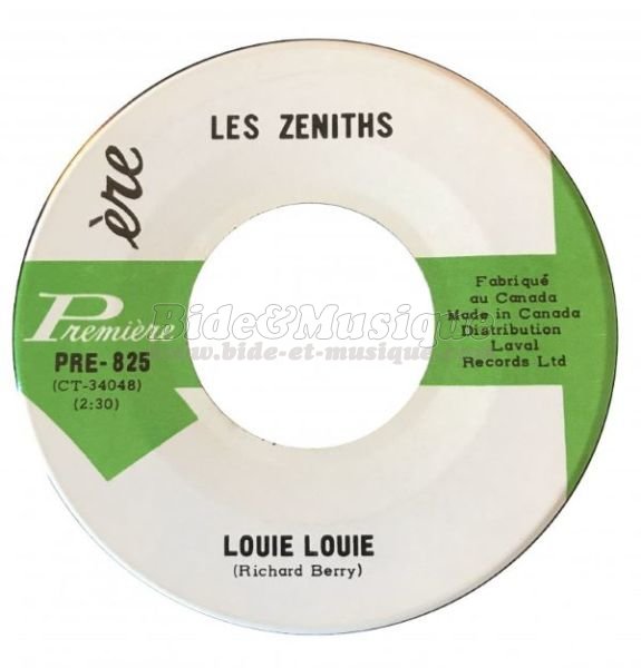 Zéniths, Les - Vive le Québec Bide !