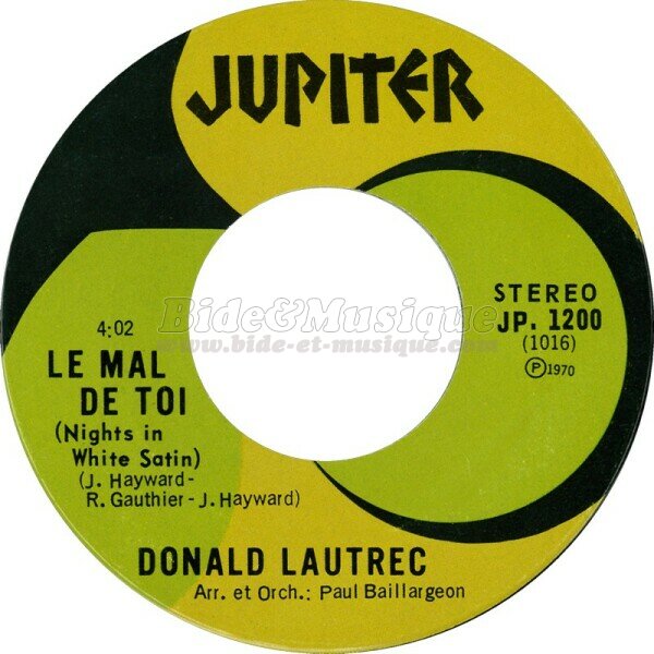 Donald Lautrec - Vive le Québec Bide !