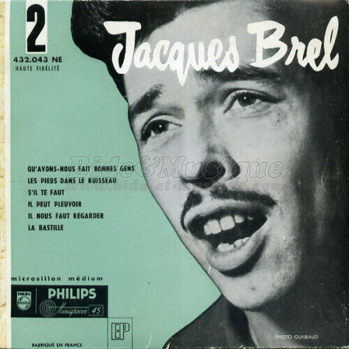 Jacques Brel - Années cinquante