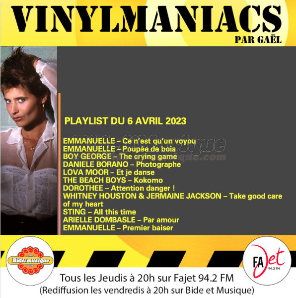 Vinylmaniacs - Emission n°254 (6 avril 2023)