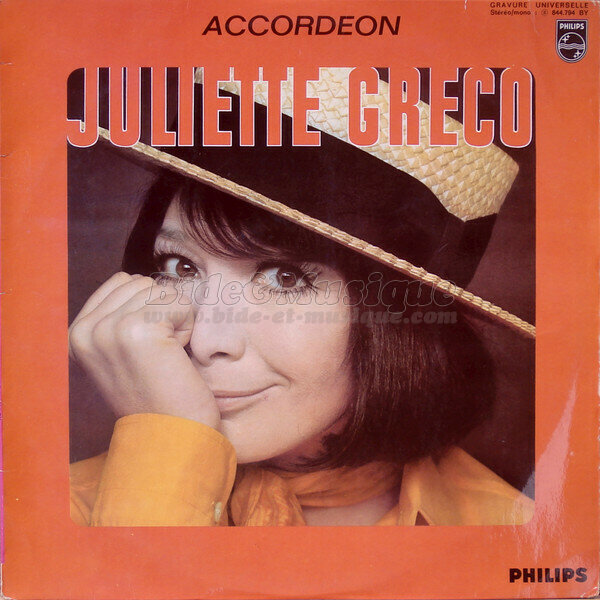 Juliette Gréco - Accordéon