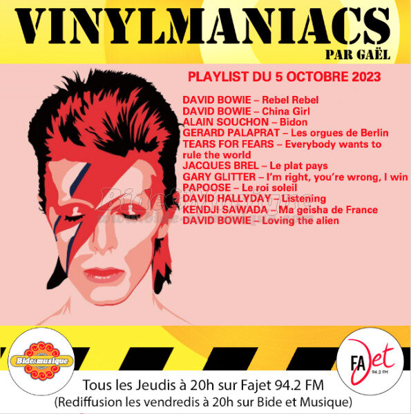 Vinylmaniacs - Emission n°275 (5 octobre 2023)