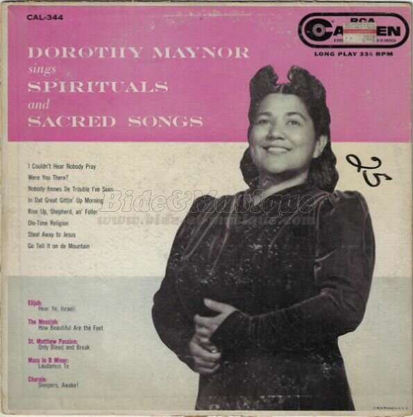 Dorothy Maynor - Spécial Noël