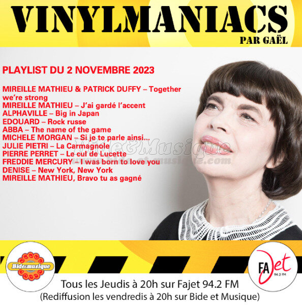 Vinylmaniacs - Emissions : Vinylmaniacs (rediffusion)