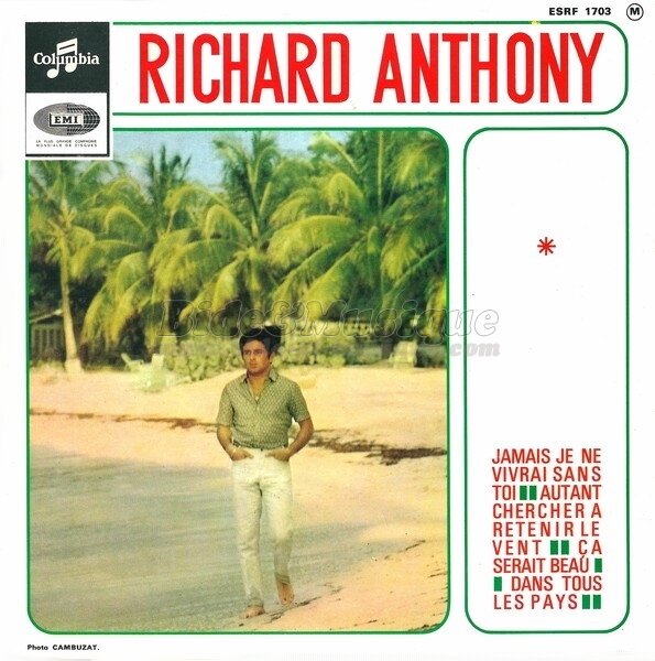 Richard Anthony - Autant chercher à retenir le vent