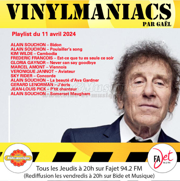Vinylmaniacs - Emission n°301 (11 avril 2024)