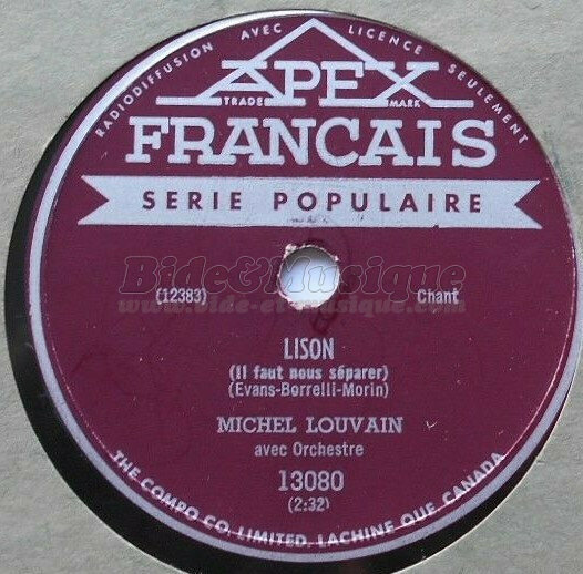 Michel Louvain - Lison
