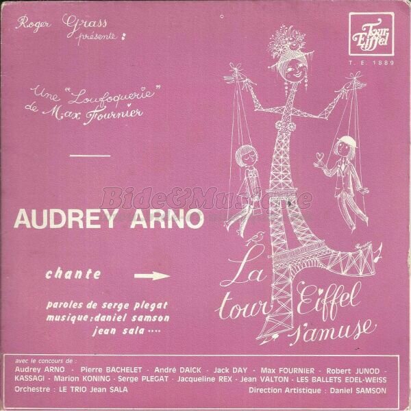 Audrey Arno - Acteurs chanteurs, Les