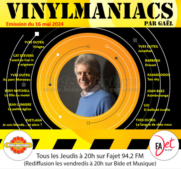 Vinylmaniacs - Emission n°306 (16 mai 2024)