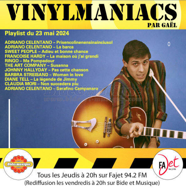 Vinylmaniacs - Emission n°307 (23 mai 2024)