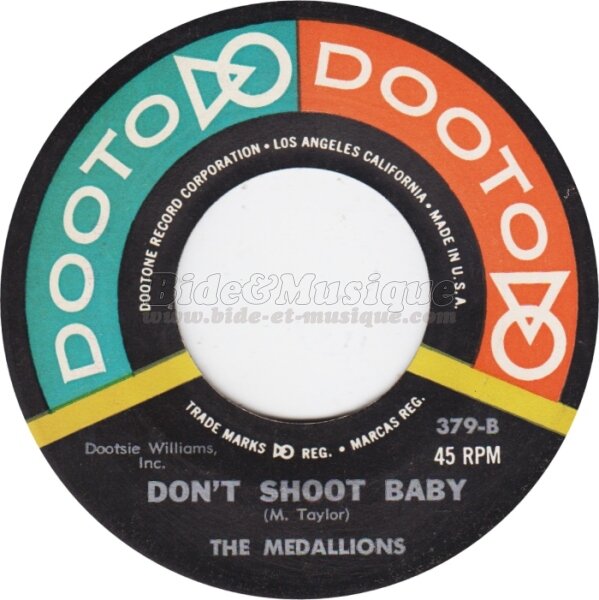 The Medallions - Don't shoot Baby