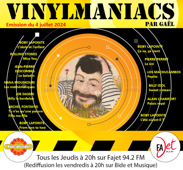 Vinylmaniacs - Emission n°313 (4 juillet 2024)