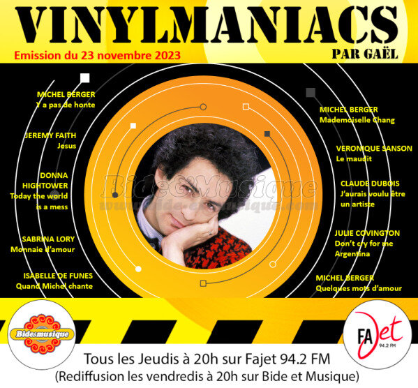 Vinylmaniacs - Emission n°282 (23 novembre 2023)