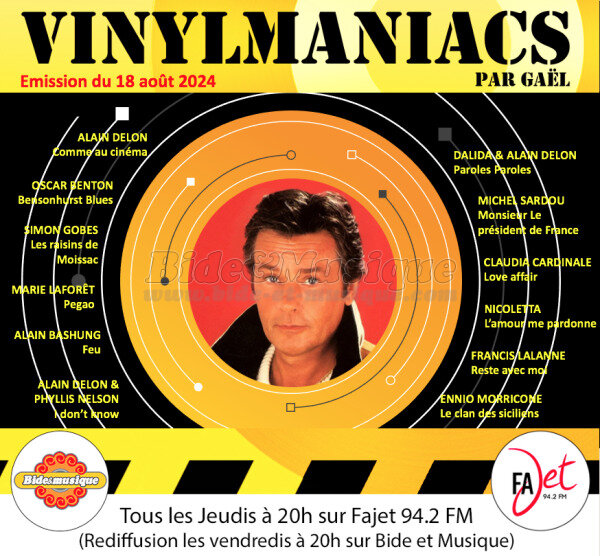 Vinylmaniacs - Emission n°317 (18 août 2024)