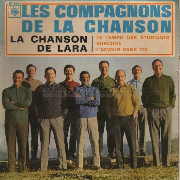 Les Compagnons de la Chanson - La chanson de Lara