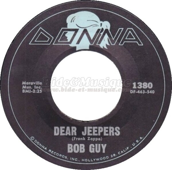 Bob Guy - Hallo'Bide (chansons épouvantables)