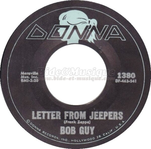 Bob Guy - Letter From Jeepers