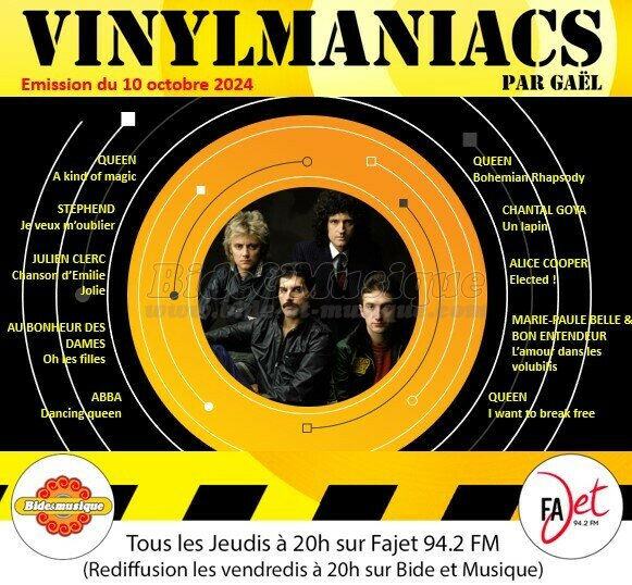 Vinylmaniacs - Emission n°321 (10 octobre 2024)