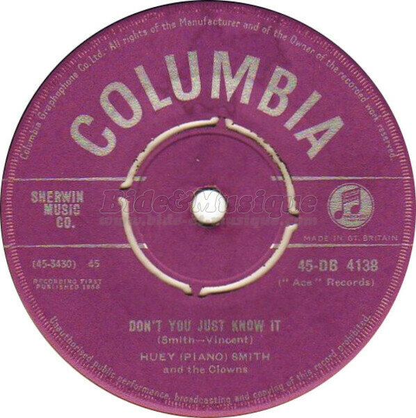 Huey (piano) Smith and the Clowns - Don't you just know it