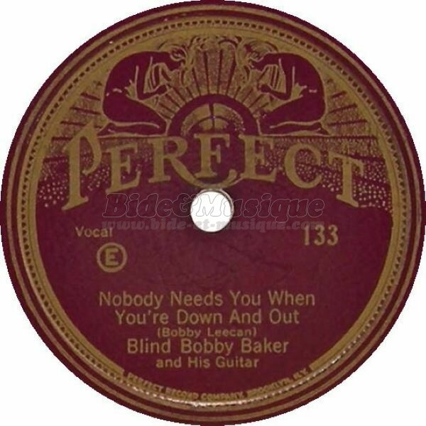 Blind Bobby Baker and His Guitar - V.O. V.F. (version anglophone)