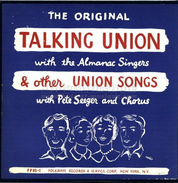 Pete Seeger and the Almanach Singers - Casey Jones (The Union Scab)