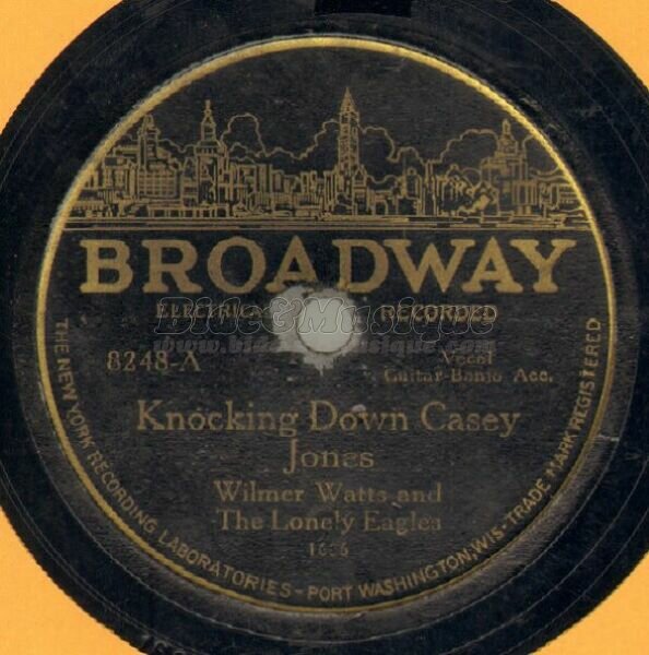 Wilmer Watts - Knocking down Casey Jones