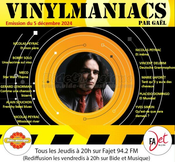 Vinylmaniacs - Emission n°328 (5 décembre 2024)
