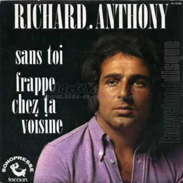 Richard Anthony - Frappe chez ta voisine