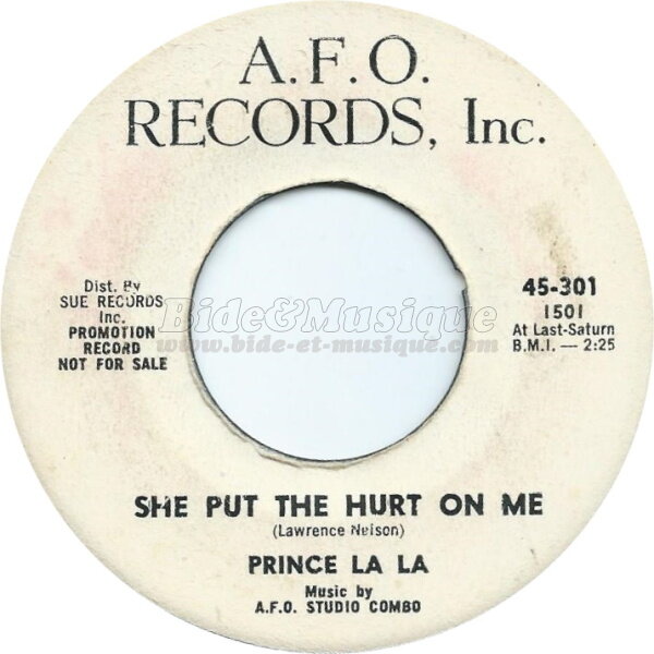 Prince La La - She put the hurt on me