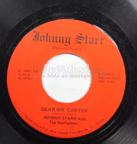 Johnny Starr - Dear Mr Carter