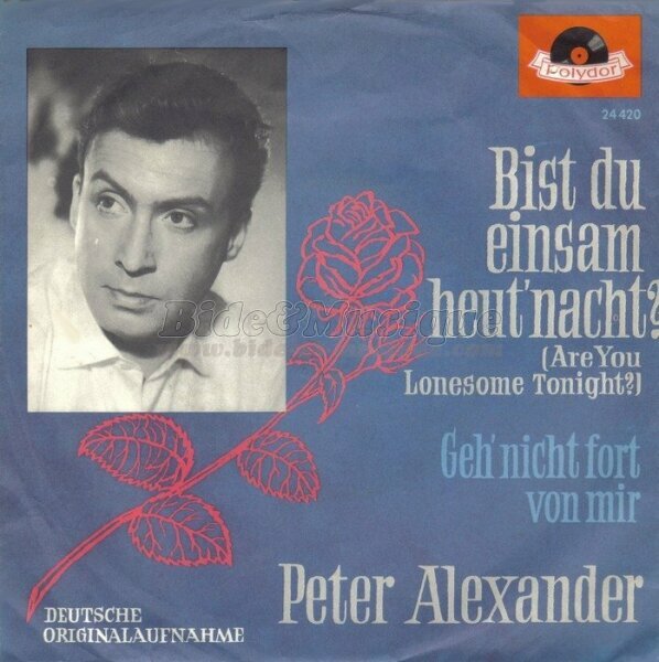 Peter Alexander - Bist du einsam heut' Nacht