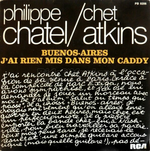 Philippe Chatel (avec Chet Atkins) - J'ai rien mis dans mon caddy