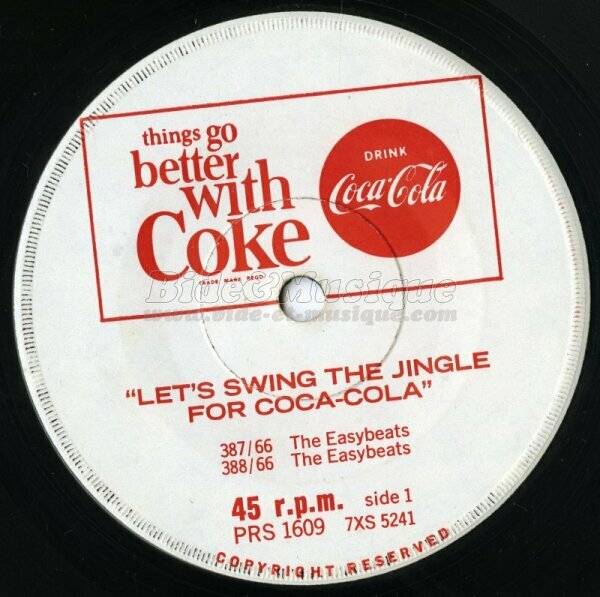 The Easybeats - Let's swing the jingle for Coca Cola