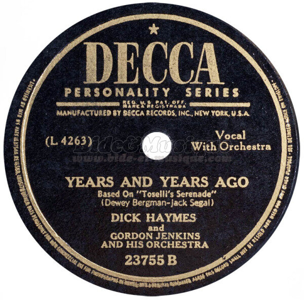 Dick Haymes - Bidoyens, Les