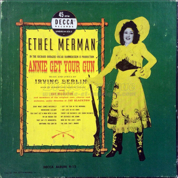 Ethel Merman - You can't get a man with a gun