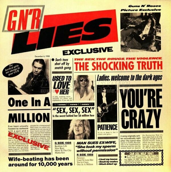 Guns N' Roses - coin des guit'hard, Le