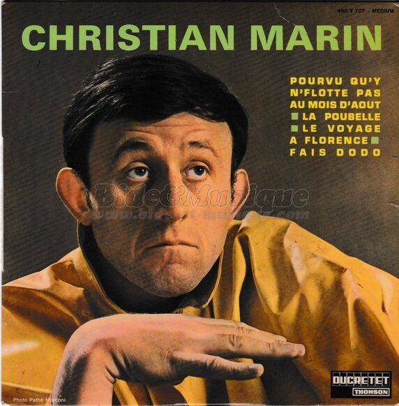 Christian Marin - Acteurs chanteurs, Les