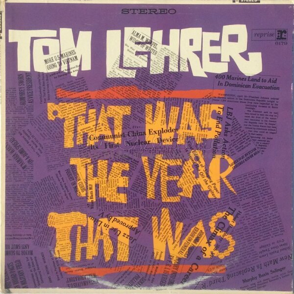 Tom Lehrer - Guerre et Paix sur Bide et Musique