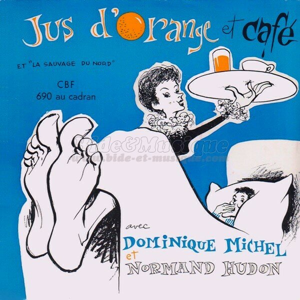 Dominique Michel et Normand Hudon - Jus d'orange et café