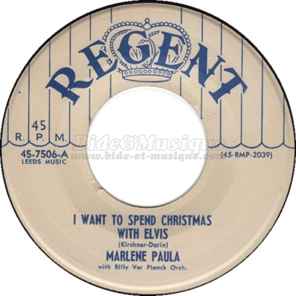 Marlene Paula - I want to spend Christmas with Elvis